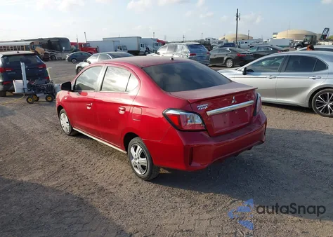 2024 Mitsubishi Mirage G4 Es z USA, uszkodzony, nr VIN ML32FUFJ3RHF06005